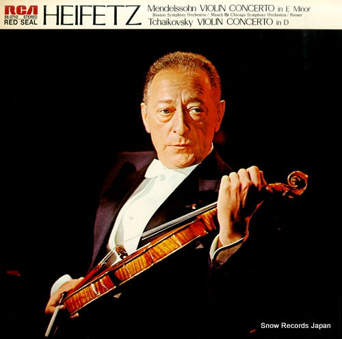 HEIFETZ, JASCHA mendelssohn & tchaikovsky; violin concerto SX-2710