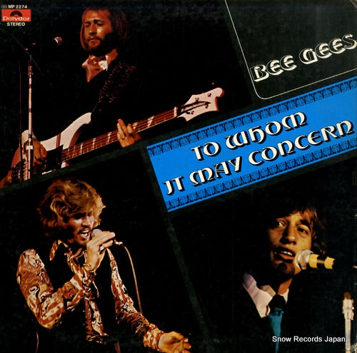 BEE GEES, THE to whom it may concern MP2274