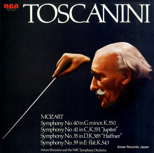 TOSCANINI, ARTURO mozart; symphony no.40 in g minor, k.550 RGC-7577-78