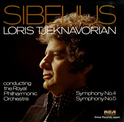 TJEKNAVORIAN, LORIS sibelius; symphony no.4 & no.5 RVC-2137