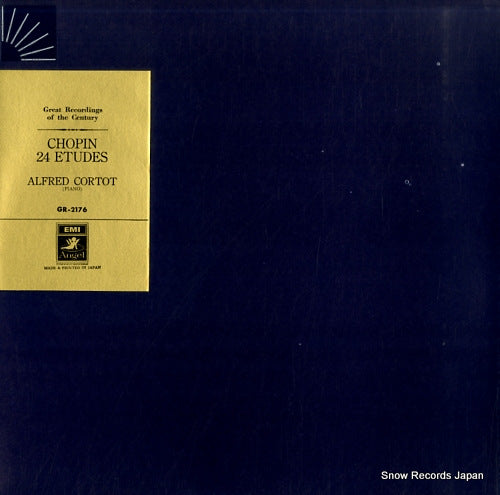 CORTOT, ALFRED chopin; 24 etudes GR-2176