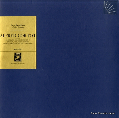 CORTOT, ALFRED schumann; kinderszenen op.15 GR-2155
