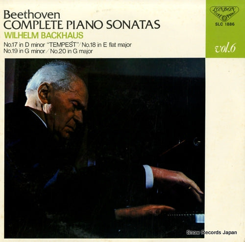 BACKHAUS, WILHELM beethoven; complete piano sonatas SLC1886