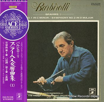 BARBIROLLI, JOHN brahms symphonies i EAA-93125B