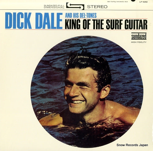 DALE, DICK, AND HIS DEL - TONES king of the surf guitar LP5292