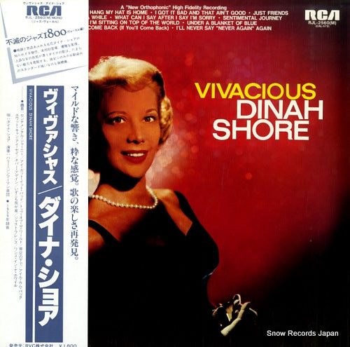 SHORE, DINAH vivacious RJL-2560(M)