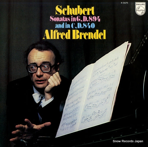 BRENDEL, ALFRED schubert; sonatas in g, d.894 and in c, d.840 X-5675