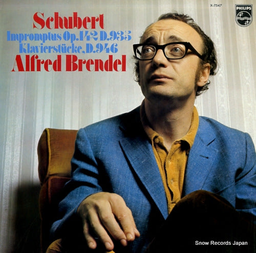 BRENDEL, ALFRED schubert; impromptus op.142 d.935, klavierstucke, d.946 X-7547