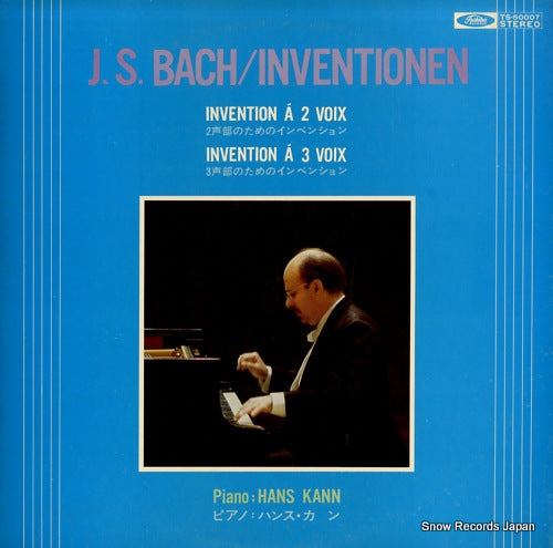 KANN, HANS j.s.bach; inventionen TS-50007