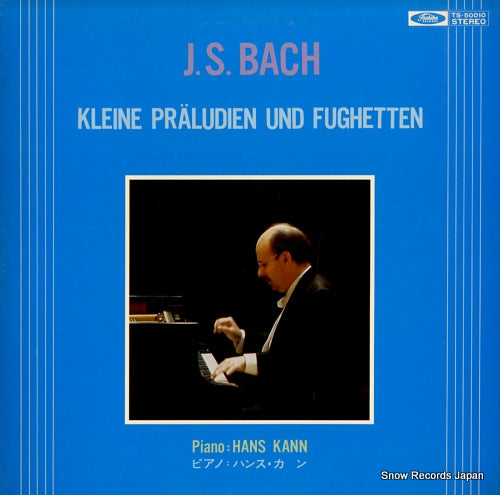 KANN, HANS j.s.bach; kleine praludien und fughetten TS-50010