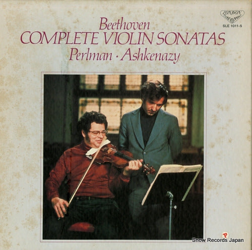PERLMAN, ITZHAK beethoven; complete violin sonatas SLE1011-5