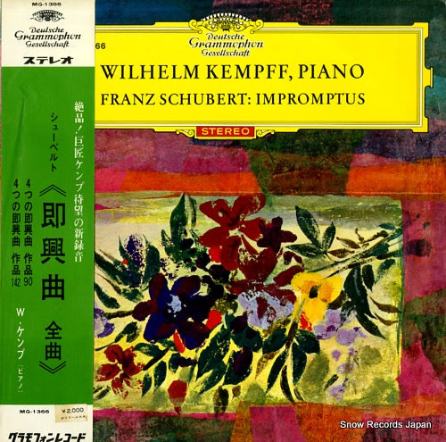 KEMPFF, WILHELM schubert; impromptus MG-1366