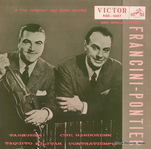 FRANCINI AND PONTINER tanguera AGE-1007