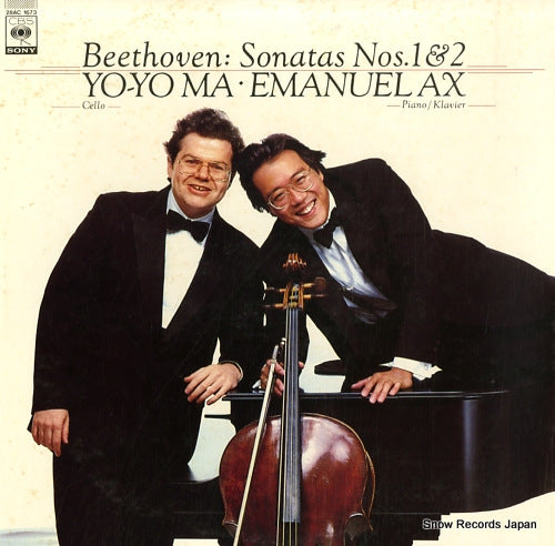 MA, YO-YO, AND EMANUEL AX beethoven; cello sonatas nos.1 & 2 28AC1673