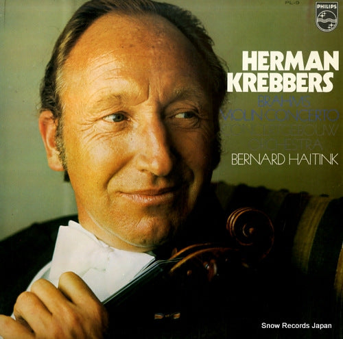 KREBBERS, HERMAN brahms; violin concerto in d major, op.77 PL-9