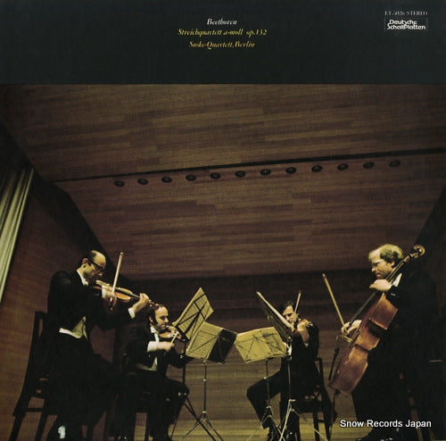 SUSKE-QUARTETT, BERLIN beethoven; streichquartett a-moll op.132 ET-5026