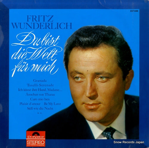 WUNDERLICH, FRITZ du bist die welt fur mich 237448