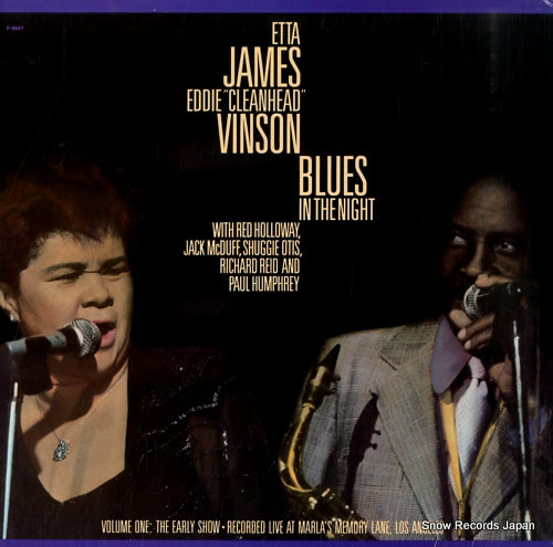 JAMES, ETTA, AND EDDIE "CLEANHEAD" VINSON blues in the night F-9647