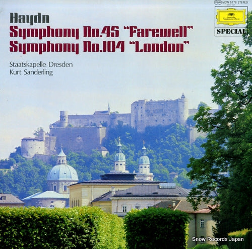 SANDERLING, KURT haydn; symphony no.45 "farewell" & symphony no.104 "london" MGW5176