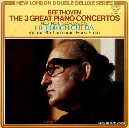 GULDA, FRIEDRICH beethoven; the 3 great piano concertos SL5127/8