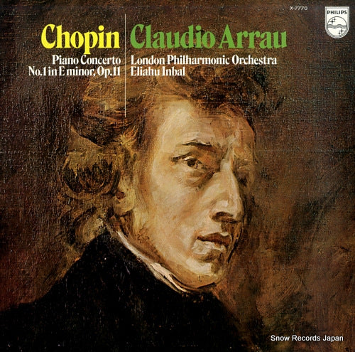 ARRAU, CLAUDIO chopin; piano concerto no.1 in e minor, op.11 X-7770