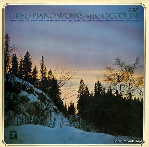 CICCOLINI, ALDO grieg; piano works AA-8661