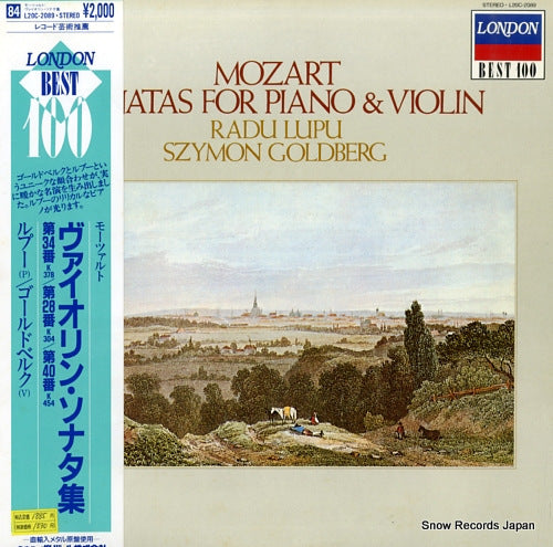 LUPU, RADU, AND SZYMON GOLDBERG mozart; sonatas for piano & violin L20C-2089