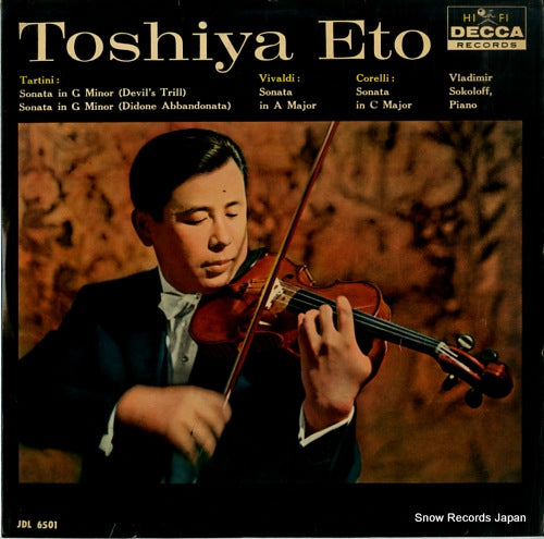 ETO, TOSHIYA tartini; sonata in g minor (devil's trill) JDL6501