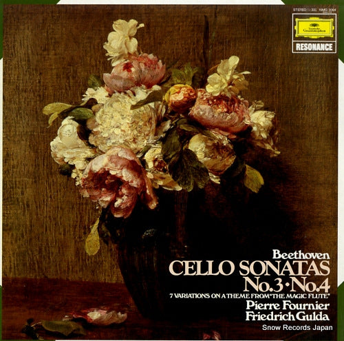 FOURNIER, PIERRE beethoven; cello sonatas no.3. no.4 15MG3064