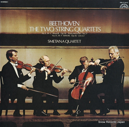 SMETANA QUARTET beethoven; the two string quartets OQ-7134-S
