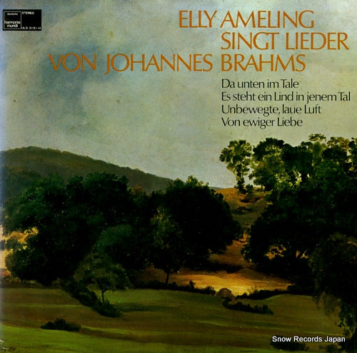 AMELING, ELLY elly ameling singt lieder von johannes brahms ULS-3151-H