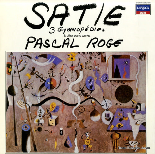 ROGE, PASCAL satie; 3 gymnopedies & other piano works L28C-1923