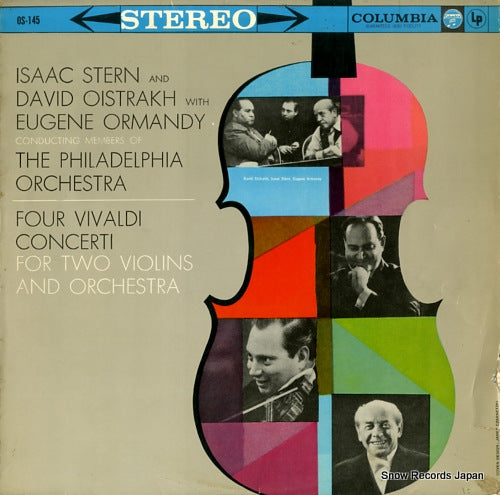 ORMANDY, EUGENE vivaldi; four concerti for two violins and orchestra OS-145