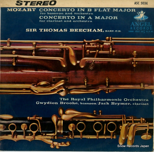 BEECHAM, SIR THOMAS mozart; concerto in b flat major for bassoon and orchestra ASC5034