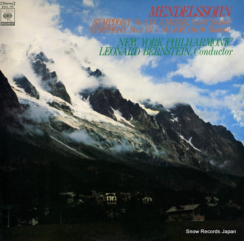 BERNSTEIN, LEONARD mendelssohn; symphony no.3 in a minor, op.56 "scotch" SOCL160