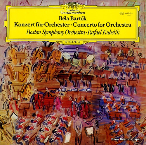 KUBELIK, RAFAEL bartok; concerto for orchestra MG2474