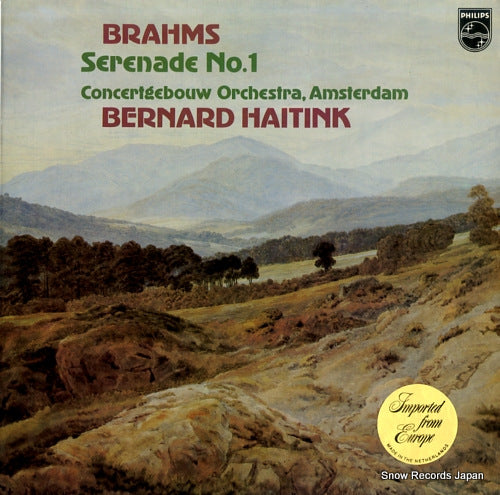 HAITINK, BERNARD brahms; serenade no.1 9500322