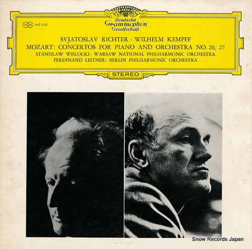 RICHTER, SVJATOSLAV mozart; piano concertos no.20, 27 MG2181