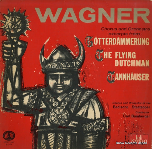 BAMBERGER, CARL wagner; tannhauser SM-2147