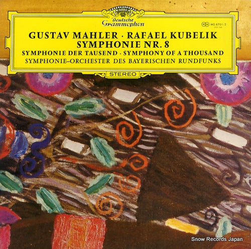 KUBELIK, RAFAEL mahler; symphonie nr.8 es-dur "symphonie der tausend" MG8701/2