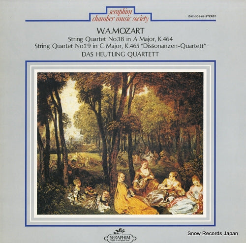 HEUTLING QUARTETT mozart; string quartet no.18 in a major, k.464 EAC-30245