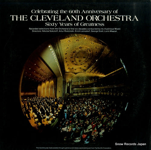 CLEVELAND ORCHESTRA, THE sixty years greatness CLO-20-789