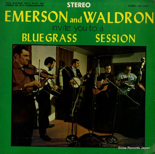 EMERSON AND WALDRON bluegrass session SLP1493
