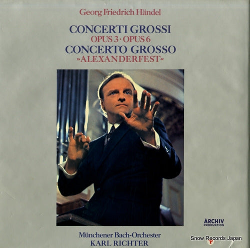 RICHTER, KARL handel; concerti grossi opus3 . opus6 2722004