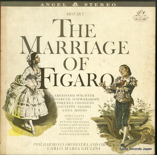 GIULINI, CARLO MARIA mozart; the marriage of figaro 3608D/L