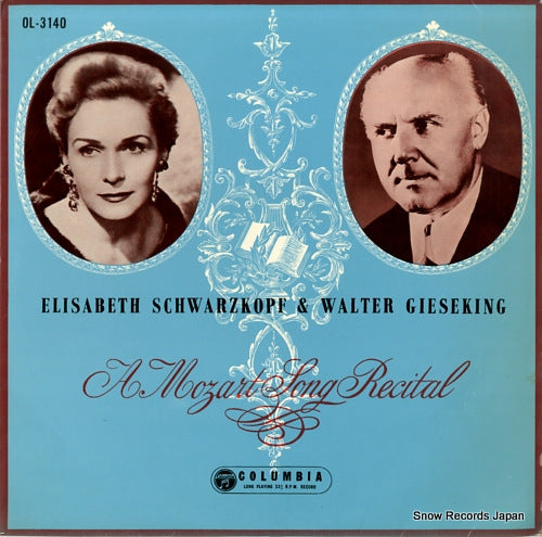 SCHWARZKOPF, ELISABETH a mozart song recital OL-3140