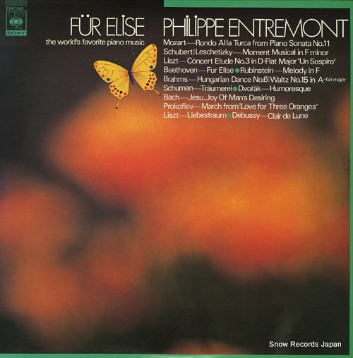 ENTREMONT, PHILIPPE the world's favorite piano music 23AC549