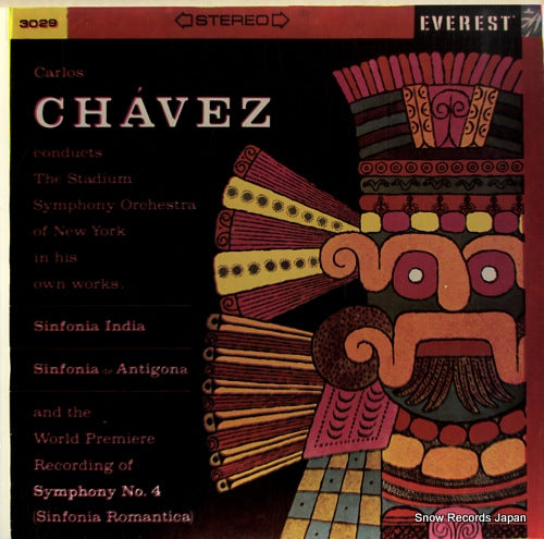 CHAVEZ, CARLOS carlos chavez; sinfonia india, sinfonia de antigona, sinfonia romantica SDBR3029