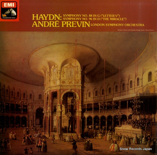PREVIN, ANDRE haydn; symphony no.88 in g "letter v" & no.96 in d "the miracle" ASD3328