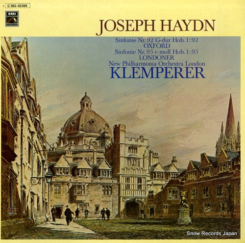 KLEMPERER, OTTO haydn; sinfonie nr.92 g-dur "oxford", nr.95 c-moll "londoner" C063-02268